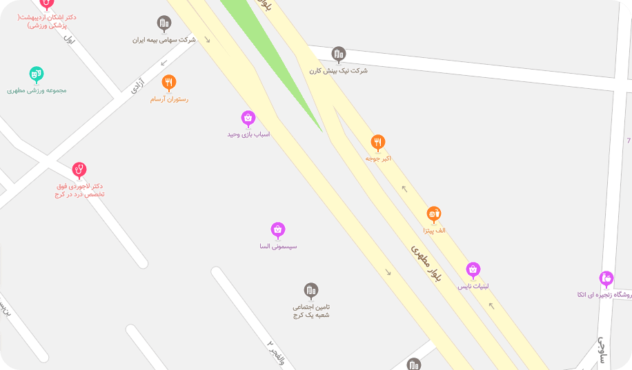 راهنمای مسیریابی به انجمن نقشه برداران استان البرز